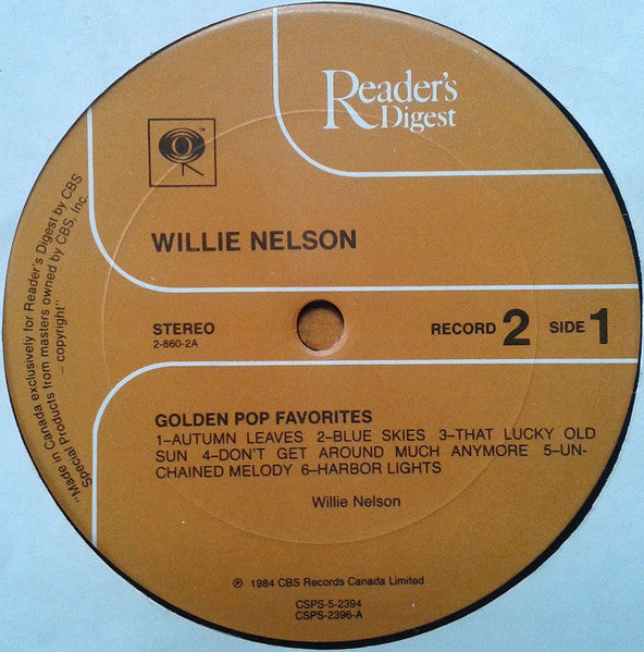 Willie Nelson - On The Road Again With 60 Of His Greatest Hits - 1984