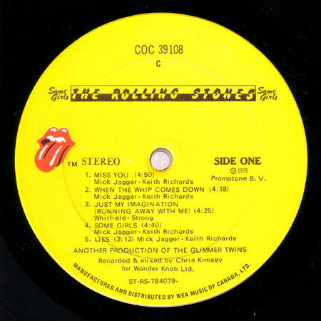 Rolling Stones, The - Some Girls - 1978
