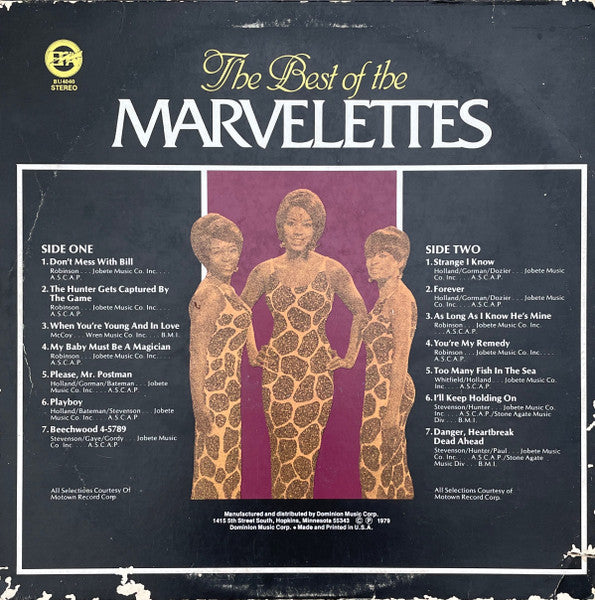 Marvelettes, The - The Best Of The Marvelettes - 1979
