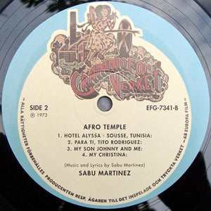 Sabu Martinez - Afro Temple - 2001