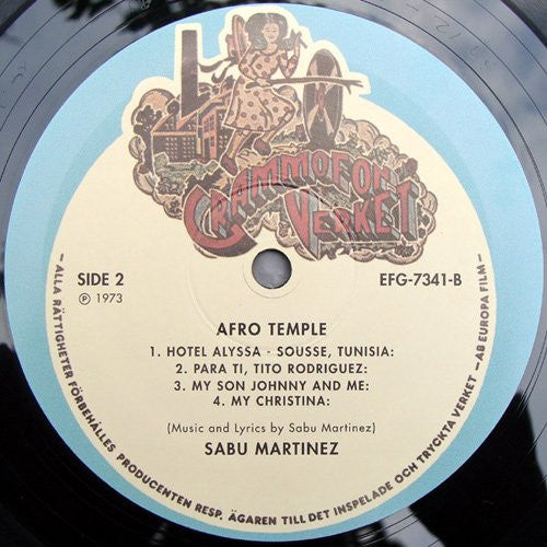 Sabu Martinez - Afro Temple - 2001
