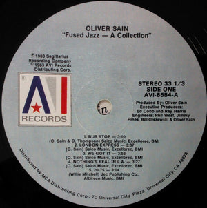 Oliver Sain - Fused Jazz - A Collection - 1983