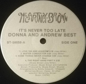 Donna & Andrew Best - It's Never Too Late - Quarantunes