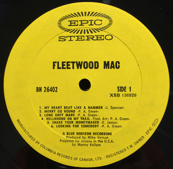 Fleetwood Mac - Fleetwood Mac - 1968