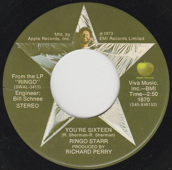 Ringo Starr - You're Sixteen - 1973