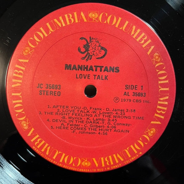 Manhattans - Love Talk - 1979