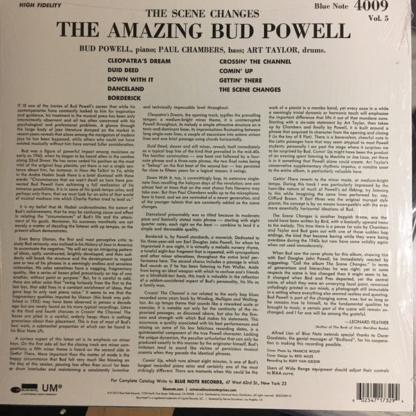 Bud Powell - The Scene Changes, Vol. 5