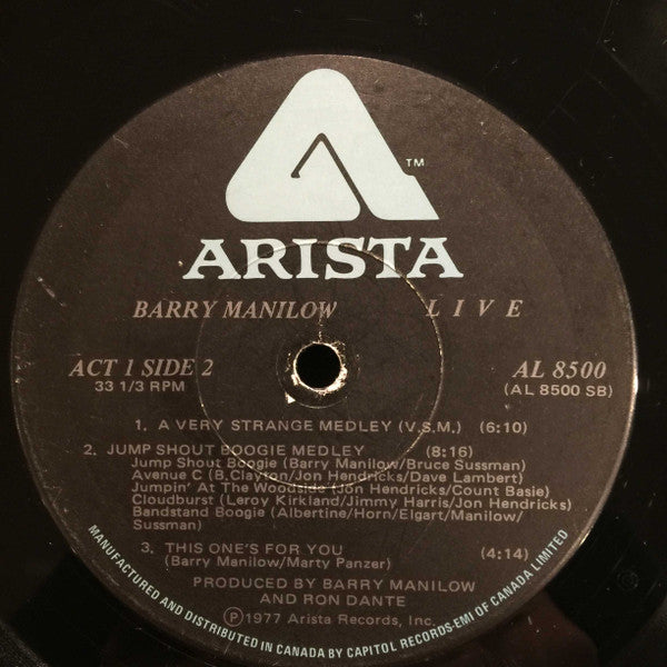Barry Manilow - Live - 1977