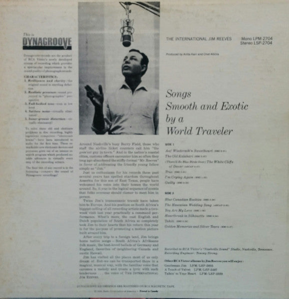 Jim Reeves - The International Jim Reeves - 1963