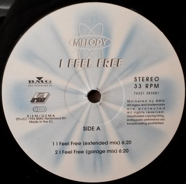 Melody - I Feel Free - 1996