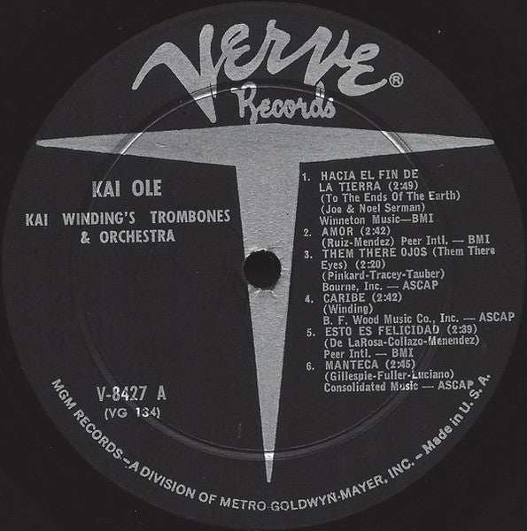 Kai Winding's Trombones And Orchestra - Kai Olé Vinyl Record