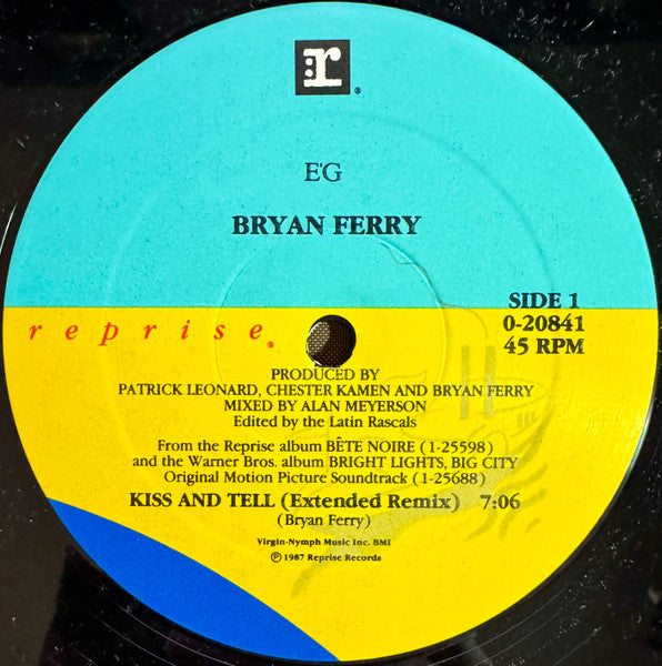 Bryan Ferry - Kiss And Tell - 1988