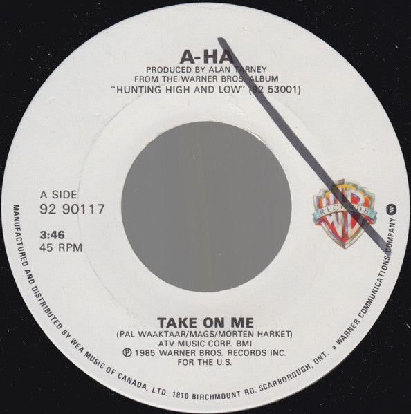 a-ha - Take On Me -