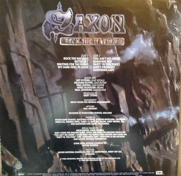 Saxon - Rock The Nations - 1986