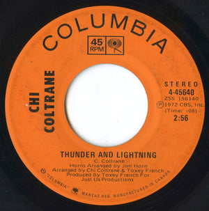 Chi Coltrane - Thunder And Lightning Vinyl Record