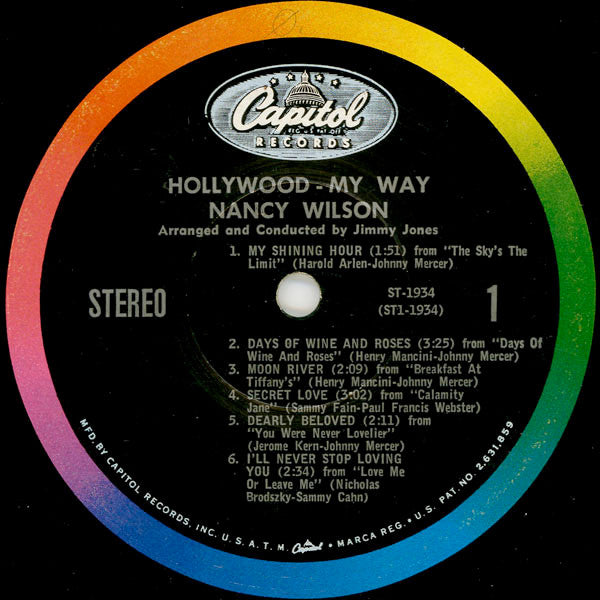 Nancy Wilson - Hollywood - My Way