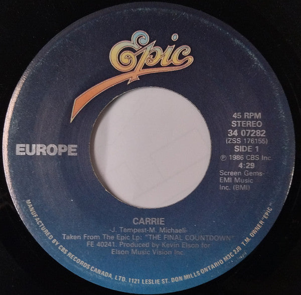 Europe (2) - Carrie