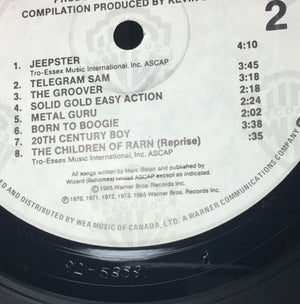 T. Rex - T. Rextasy: The Best Of T. Rex, 1970-1973 - 1985