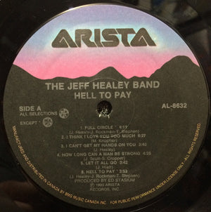 Jeff Healey Band, The - Hell To Pay - 1990
