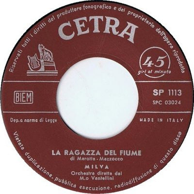 Milva - La Ragazza Del Fiume / Quattro Vestiti - 1962