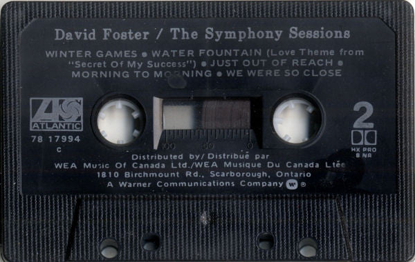 David Foster - The Symphony Sessions - 1988