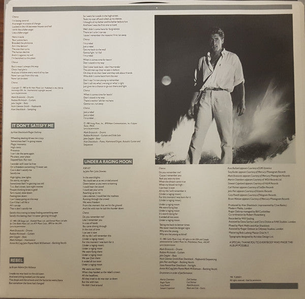 Roger Daltrey - Under A Raging Moon - 1985
