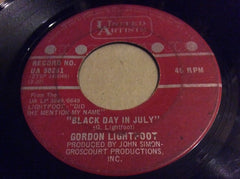 Gordon Lightfoot - Black Day In July - 1968