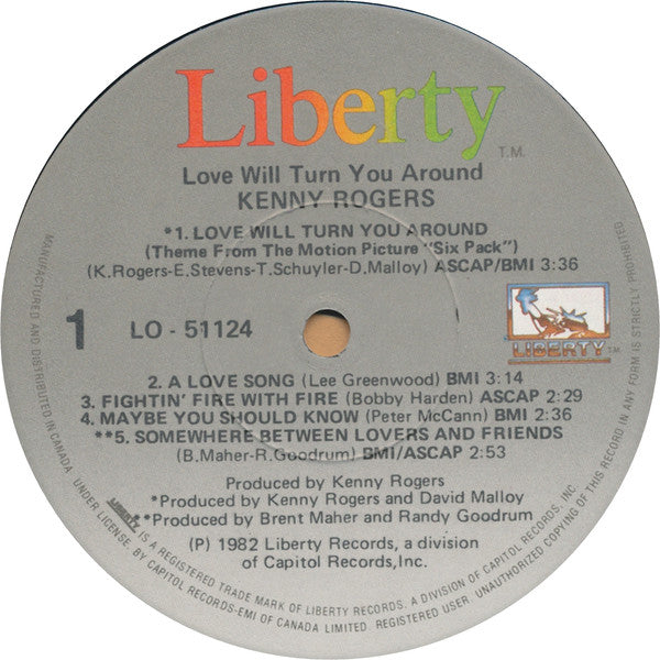 Kenny Rogers - Love Will Turn You Around - 1982