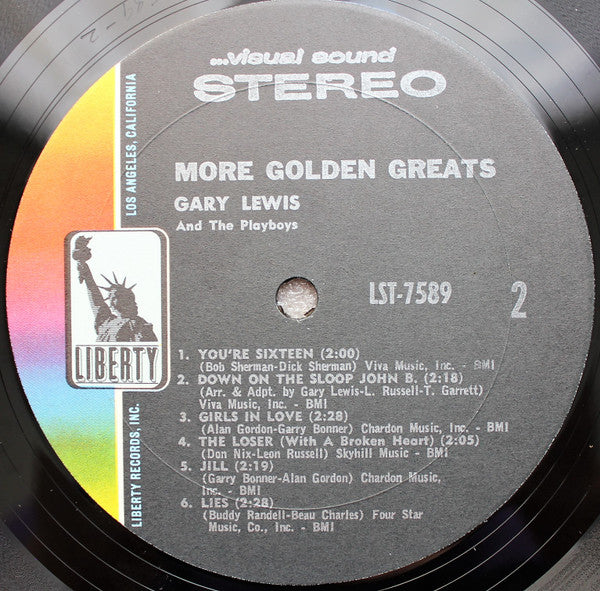 Gary Lewis & The Playboys - More Golden Greats - 1968