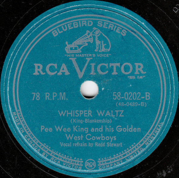 Pee Wee King And His Golden West Cowboys - Slow Poke / Whisper Waltz