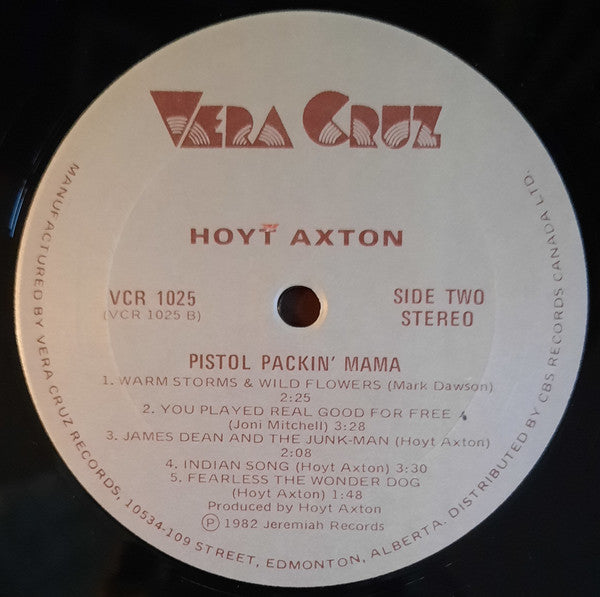 Hoyt Axton - Pistol Packin' Mama - 1982