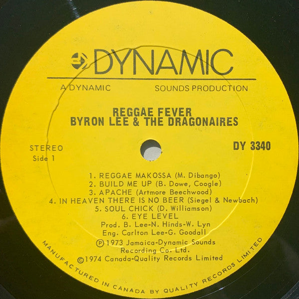Byron Lee And The Dragonaires - Reggay Fever