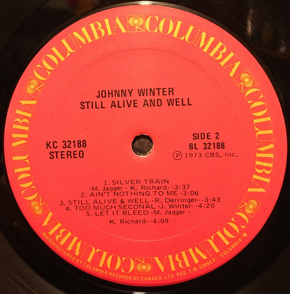 Johnny Winter - Still Alive And Well - 1973