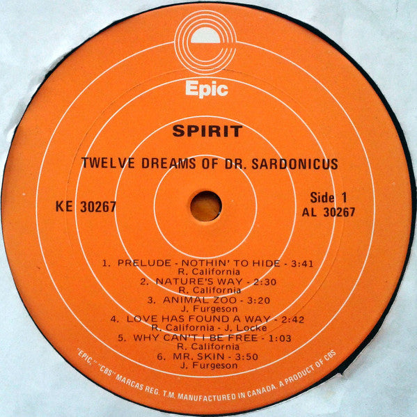 Spirit (8) - Twelve Dreams Of Dr. Sardonicus