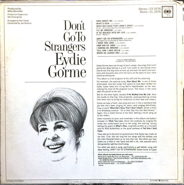 Eydie Gormé - Don't Go To Strangers - 1966