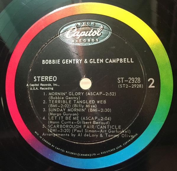 Bobbie Gentry and Glen Campbell -  Vinyl Record