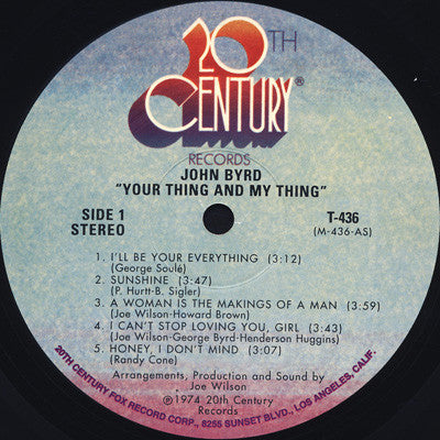 John Byrd - Your Thing And My Thing -