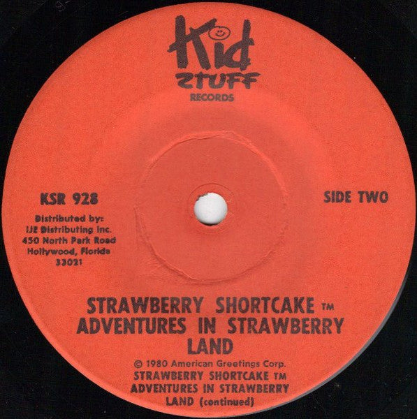 Strawberry Shortcake - Strawberry Shortcake's Adventures In Strawberry Land - 1980