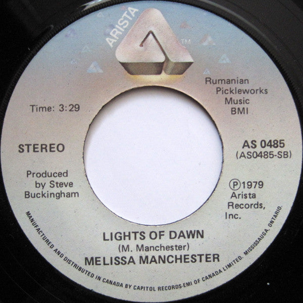 Melissa Manchester - Fire In The Morning / Lights Of Dawn - 1979