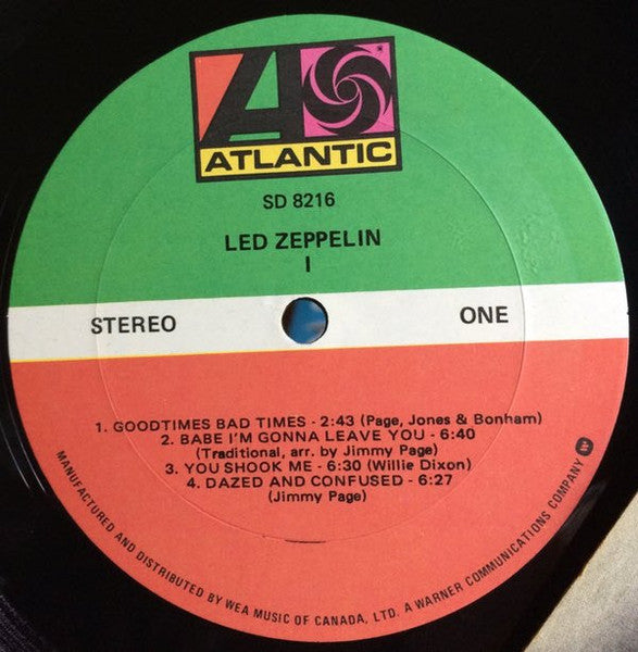 Led Zeppelin - Led Zeppelin Vinyl Record