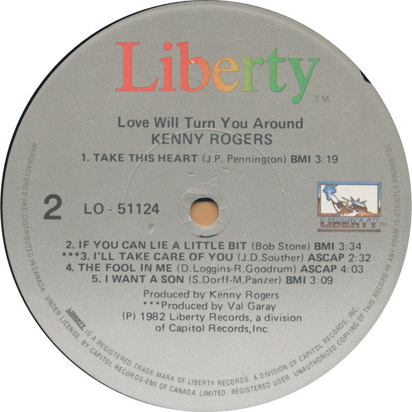 Kenny Rogers - Love Will Turn You Around - 1982