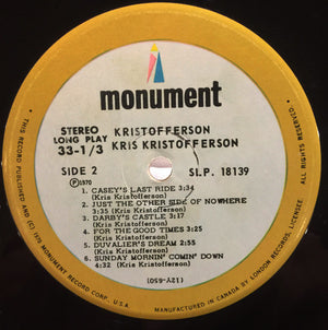 Kris Kristofferson - Kristofferson