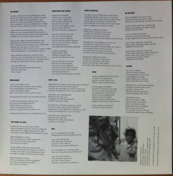 Criminal Damage - No Solution - 2007
