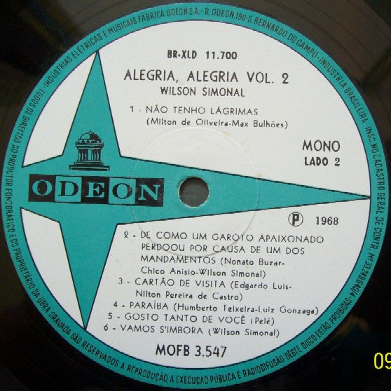 Wilson Simonal - Alegria Alegria Vol. 2 - 1968