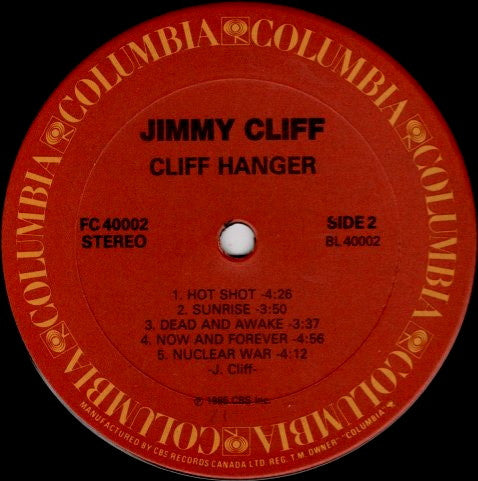 Jimmy Cliff - Cliff Hanger