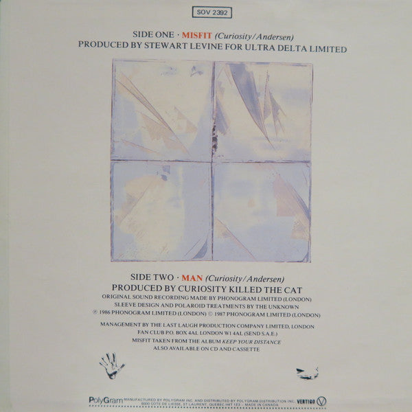 Curiosity Killed The Cat - Misfit - 1987