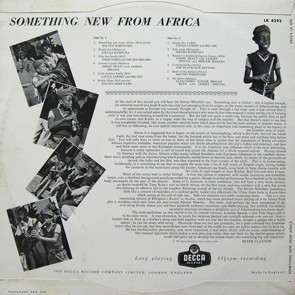Various - Something New From Africa