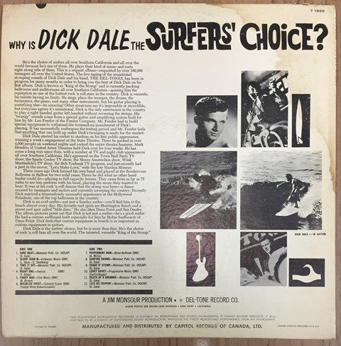 Dick Dale And His Del-Tones - Surfers' Choice Vinyl Record