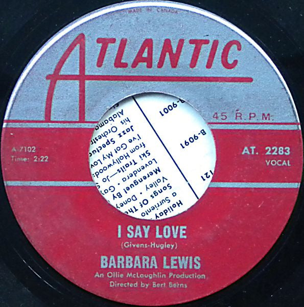 Barbara Lewis - Baby, I'm Yours