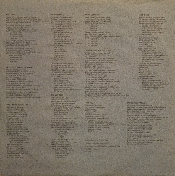 Graham Nash - Wild Tales - 1973